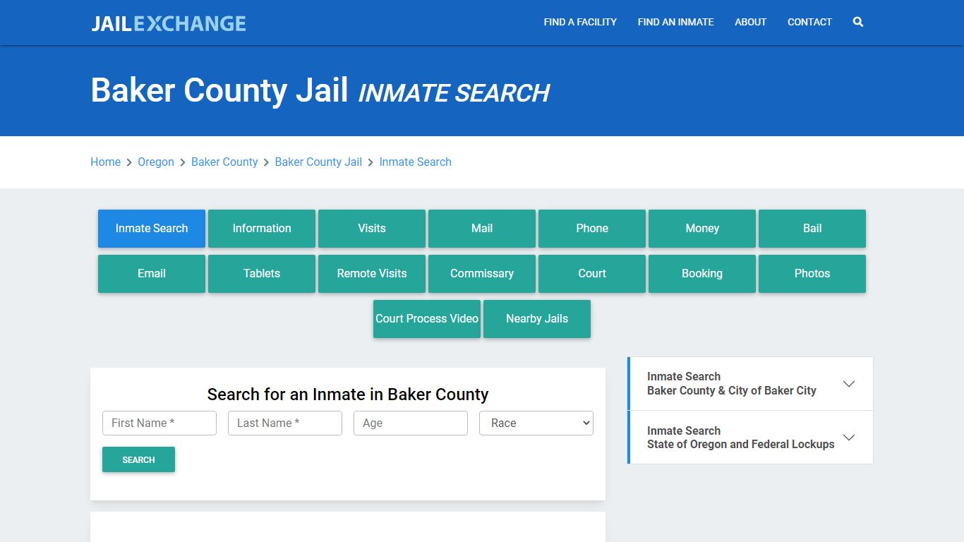 Baker County Jail, OR Inmate Search: Roster & Mugshots